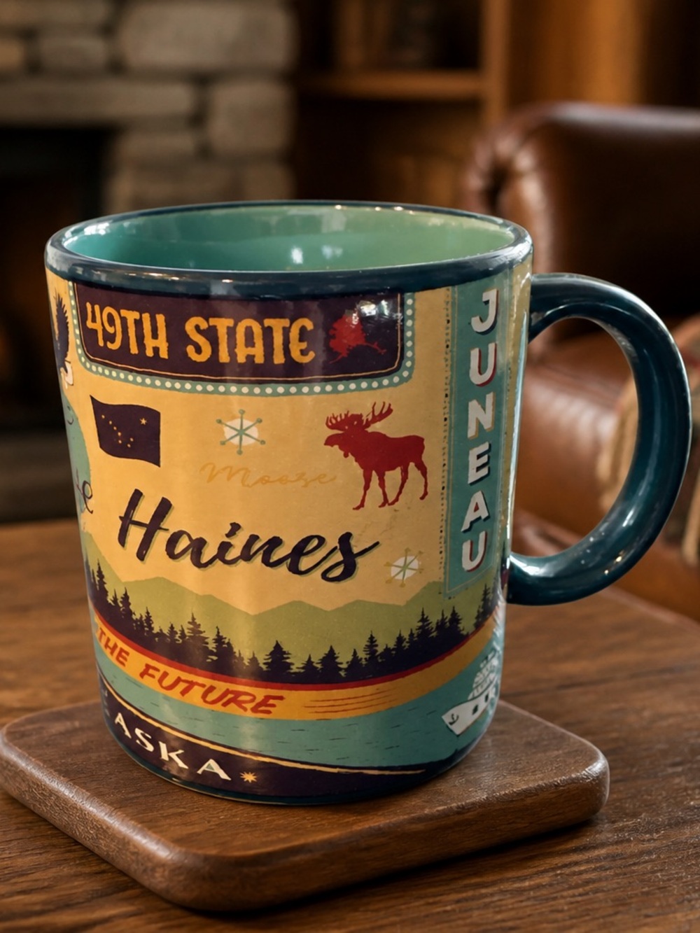 Juneau Haines Alaska Ceramic Travel Mug
